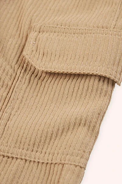 Baby Boy Corduroy Beige Pants - 3