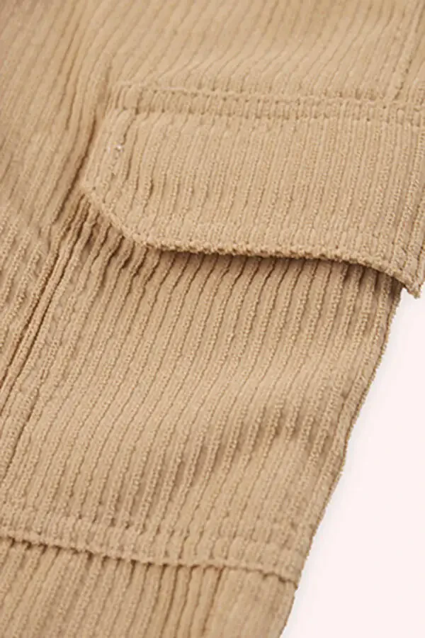 Baby Boy Corduroy Beige Pants - 3