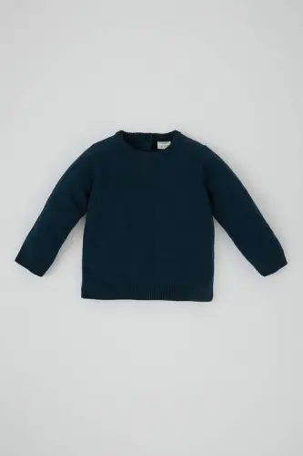 Baby Boy Crew Neck Sweater A5036A523AU - Green-GN456 - 1