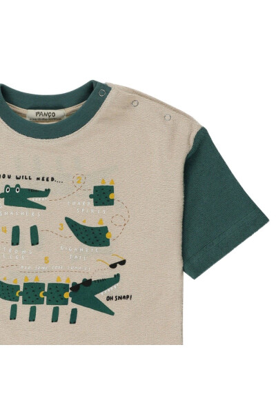 Baby Boy Crocodile Print T-Shirt - 6