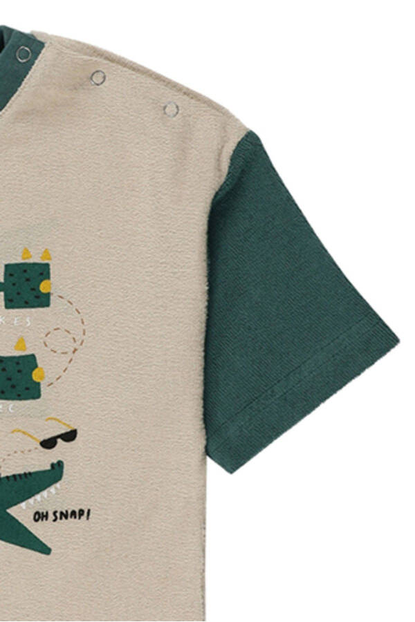 Baby Boy Crocodile Print T-Shirt - 3