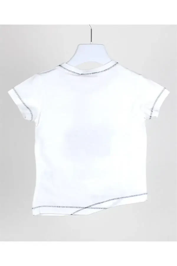 Baby Boy Cross Cut T-shirt - 2