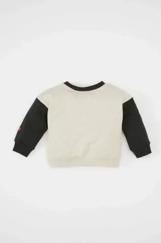Baby Boy Disney Mickey & Minnie Crewneck Sweatshirt - 5