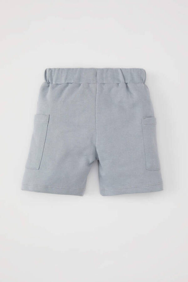 Baby Boy Drawstring Shorts Light Grey - 4