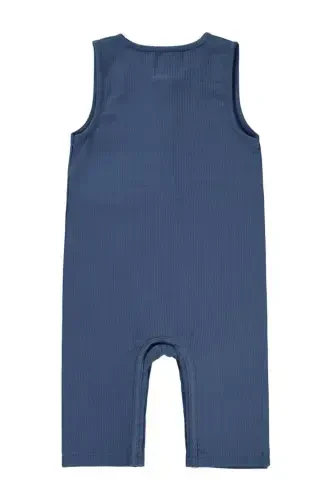 Baby Boy Dungaree 6-18 Months Indigo-Indigo - 1