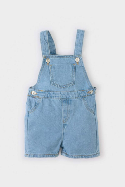 Baby Boy Dungaree Jean Jumpsuit Mint Blue - DEFACTO