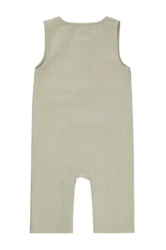 Baby Boy Dungarees 6-18 Months Stone Color-Stone Color - 2