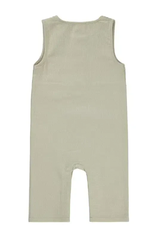 Baby Boy Dungarees 6-18 Months Stone Color-Stone Color - 2