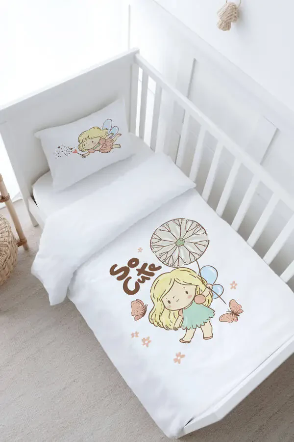 Baby Boy Duvet Cover Set (100x150) - Iconic Series - Girl Dream - 1