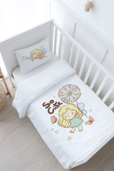 Baby Boy Duvet Cover Set (100x150) - Iconic Series - Girl Dream - TUĞBA KUĞU