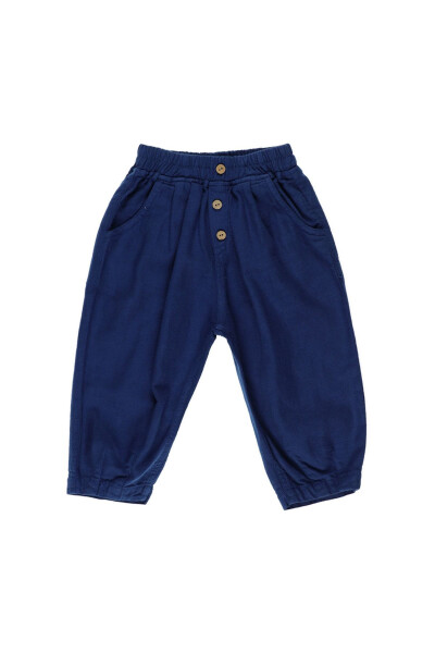 Baby Boy Elastic Waistband Pants - 1