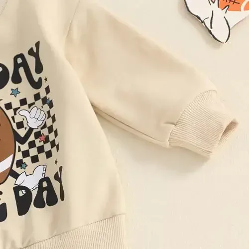 Baby Boy Fall Clothes Set Long Sleeve Letter Print Sweatshirt Pants Toddler Infant Outfits 6 12 18 24 Months 2T - 5