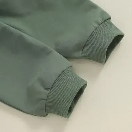 Baby Boy Fall Clothes Set Long Sleeve Letter Print Sweatshirt Pants Toddler Infant Outfits 6 12 18 24 Months 2T - 7