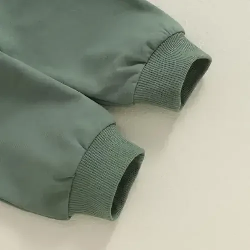 Baby Boy Fall Clothes Set Long Sleeve Letter Print Sweatshirt Pants Toddler Infant Outfits 6 12 18 24 Months 2T - 7