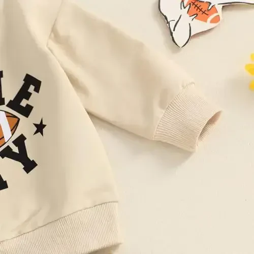 Baby Boy Fall Clothes Set Long Sleeve Letter Print Sweatshirt Pants Toddler Infant Outfits 6 12 18 24 Months 2T - 5