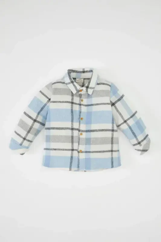Baby Boy Flannel Long Sleeve Shirt - DEFACTO