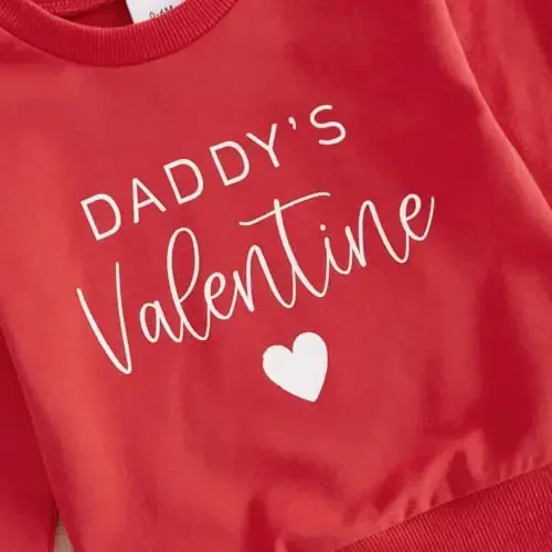 Baby Boy Girl Cute Uzun Yengli Ekipaj Bo'yin Harflar Yurak Bosma Sviter Chaqaloq Yangi Tug'ilgan Sevishganlar Libosi - 7