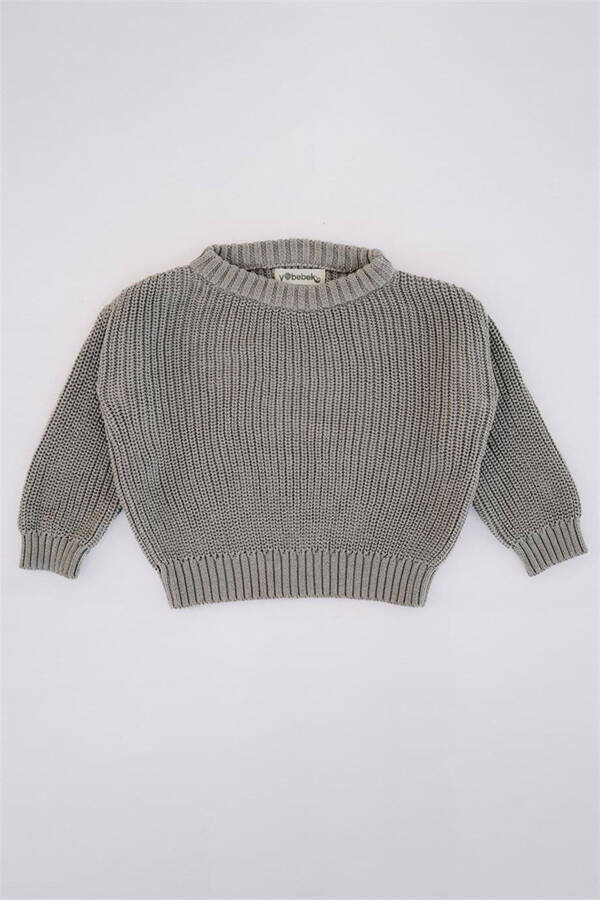 Baby Boy Girl Knit Sweater Caramel Color - 6