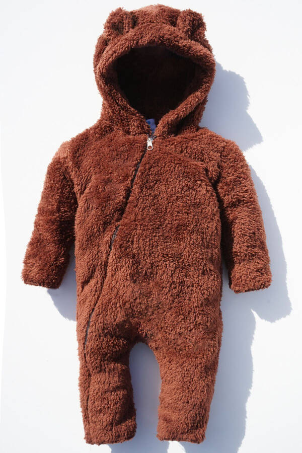 Baby Boy Girl Toddler Fluffy Monthly And Age Jumpsuit - 2