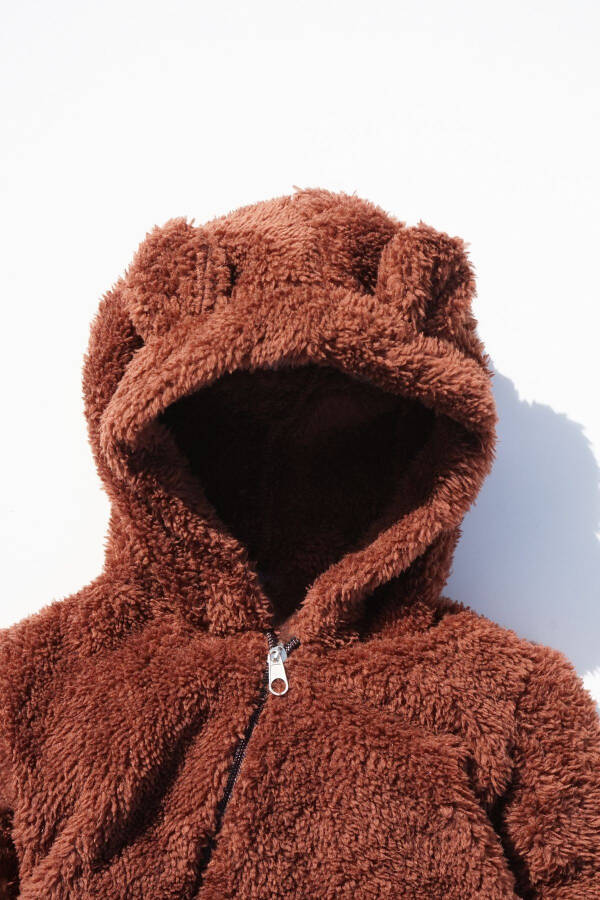 Baby Boy Girl Toddler Fluffy Monthly And Age Jumpsuit - 4