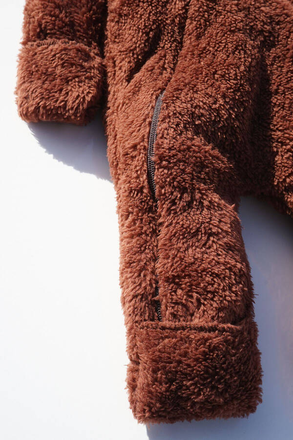 Baby Boy Girl Toddler Fluffy Monthly And Age Jumpsuit - 5