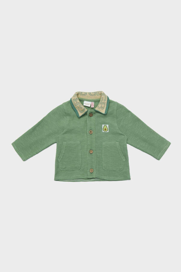 Baby Boy Green Jacket 23ss0lt8704 - 4