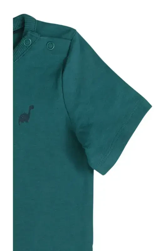 Baby Boy Green T-Shirt-Green - 3