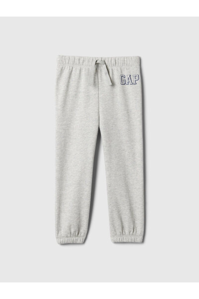 Baby Boy Grey Logo Jogger French Terry Sweatpants - 8