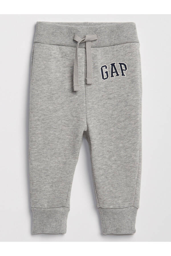 Baby Boy Grey Logo Sweatpants - 1