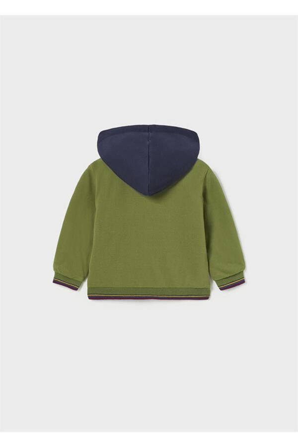 Baby Boy Hooded Double-Sided Pullover - 4