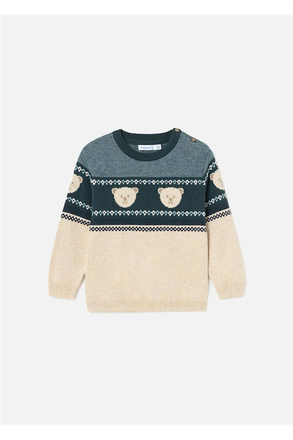 Baby Boy Jacquard Sweater 2311 - 1