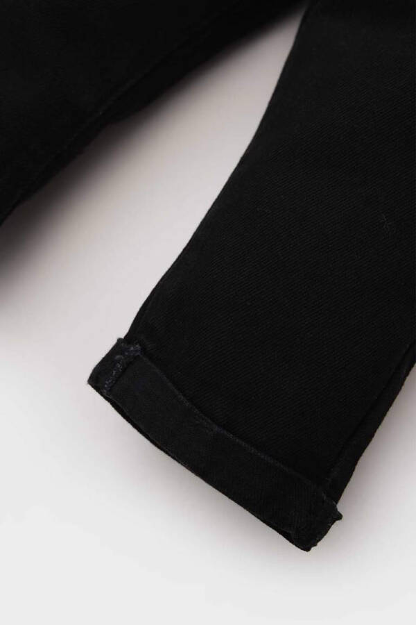 Baby Boy Jean Dungaree Overalls - Anthracite - 4