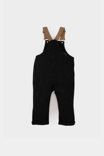 Baby Boy Jean Dungaree Overalls - Anthracite - 5