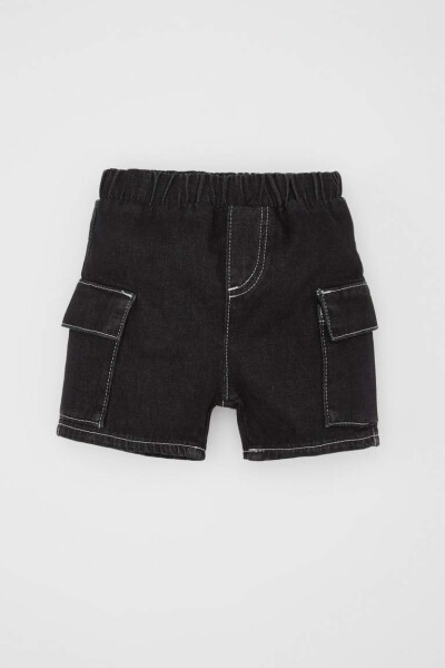 Baby Boy Jean Shorts Anthracite - 3