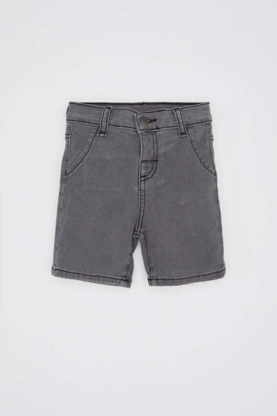 Baby Boy Jean Shorts Gray - 1