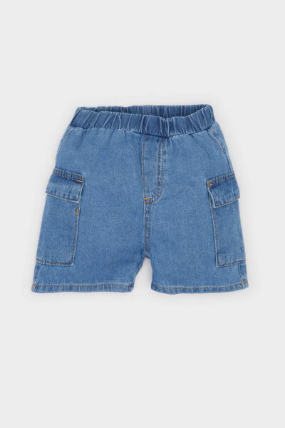 Baby Boy Jean Shorts Light Blue - 1