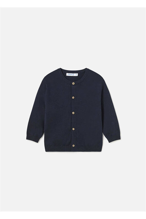 Baby Boy Knit Cardigan Navy Blue 2320 - 1