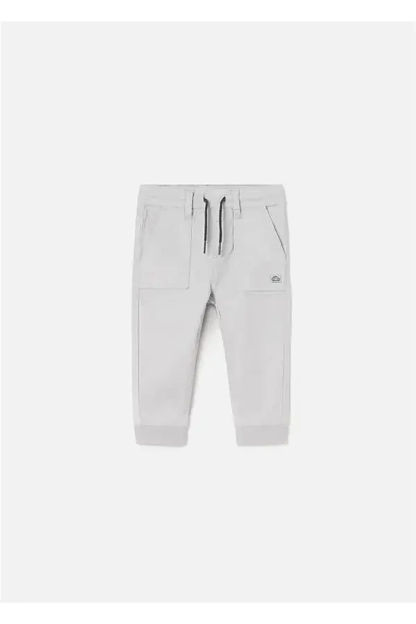 Baby Boy Lace-Up Trousers Grey 1523 - 19