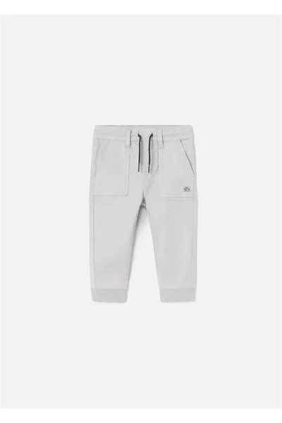 Baby Boy Lace-Up Trousers Grey 1523 - 7
