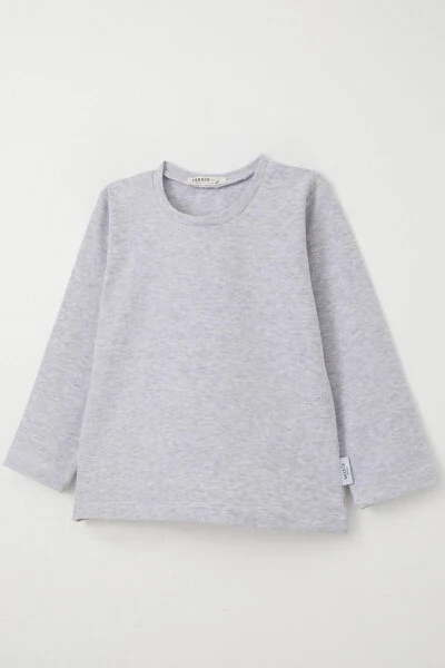 Baby Boy Long Sleeve T-Shirt Basic 9 Months-3 Years, Light - 3