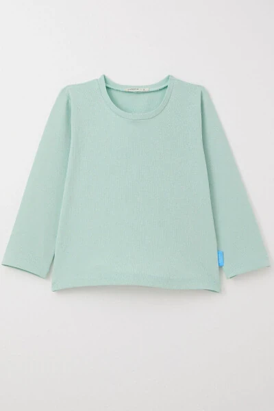 Baby Boy Long Sleeve T-Shirt Basic 9 Months-3 Years, Mi - Modazone