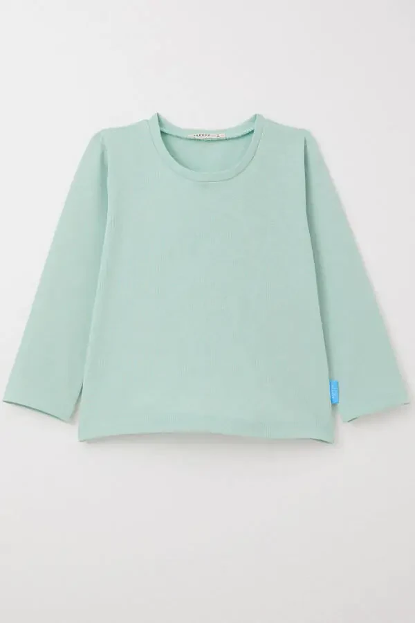 Baby Boy Long Sleeve T-Shirt Basic 9 Months-3 Years, Mi - 1