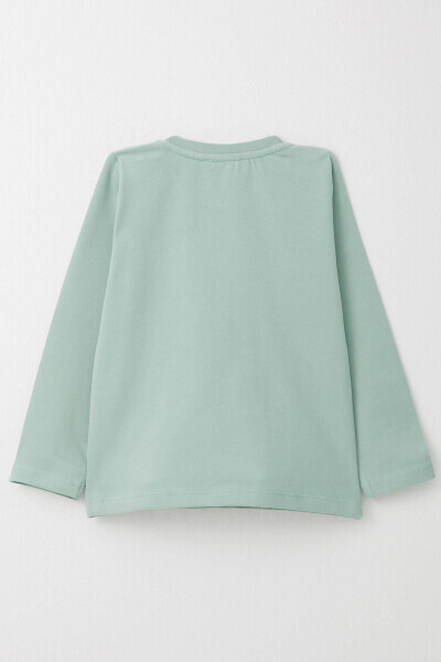 Baby Boy Long Sleeve T-Shirt Cool Slogan Patched Pocket - 4