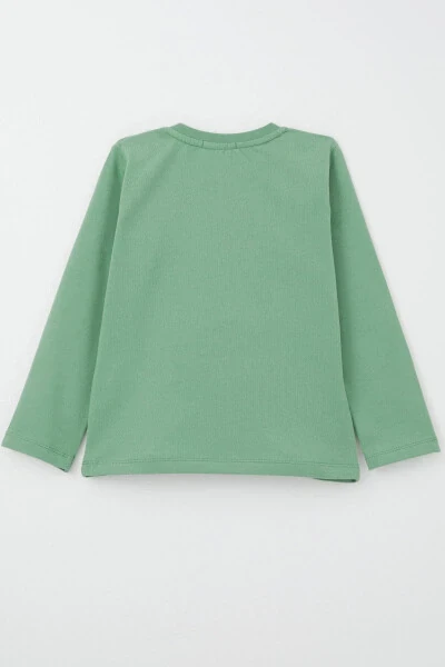 Baby Boy Long Sleeve T-Shirt Hip Hop Teddy Bear Embroidery - BREEZE (1)