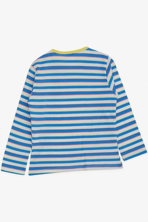 Baby Boy Long Sleeve T-Shirt Patchwork Colorful Striped - 2