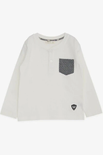 Baby Boy Long Sleeve T-Shirt Pocketed Buttoned Crested - BREEZE