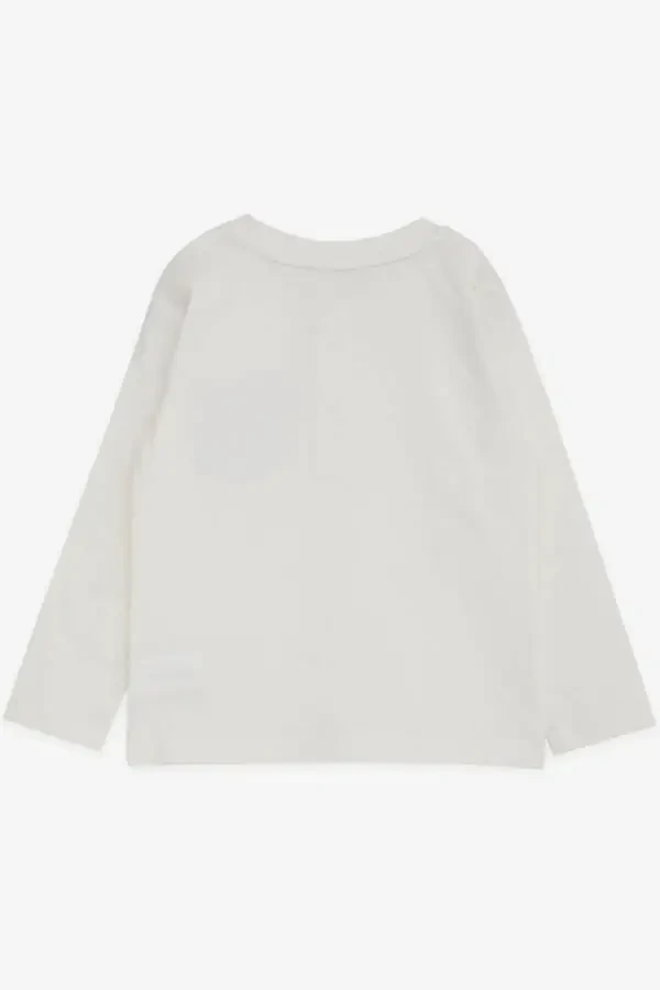 Baby Boy Long Sleeve T-Shirt Pocketed Buttoned Crested - 2