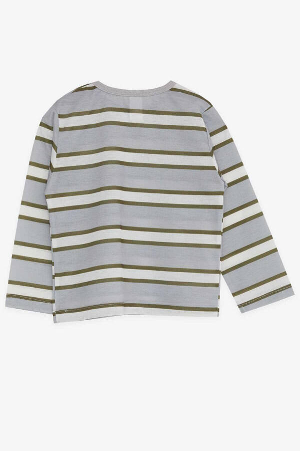 Baby Boy Long Sleeve T-Shirt Striped Multicolor (9 Months-2 Years) - 6