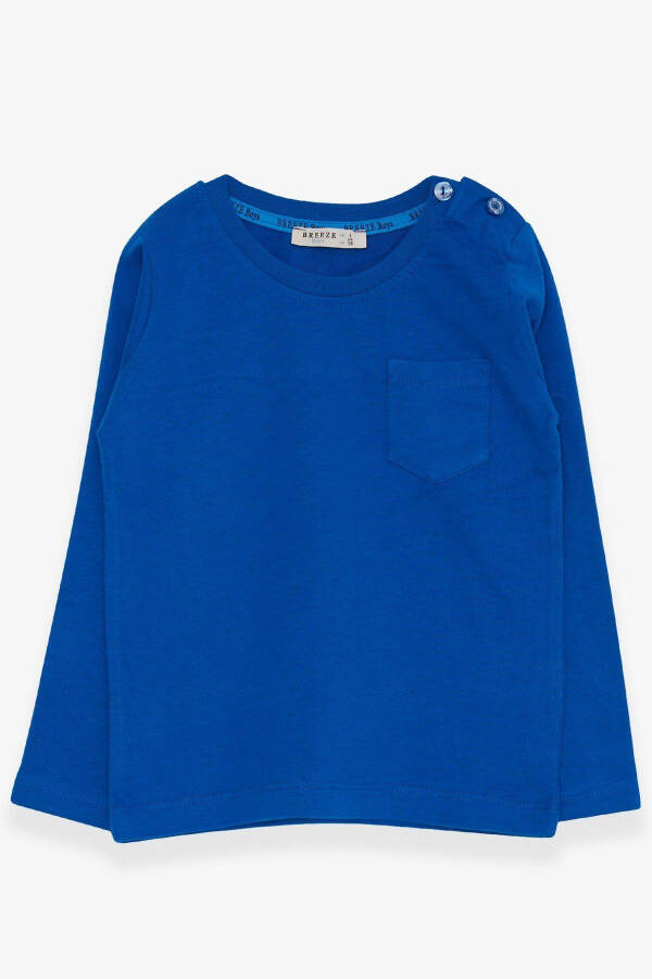 Baby Boy Long Sleeve T-Shirt with Pocket 9 Months-3 Years, Sa - 1
