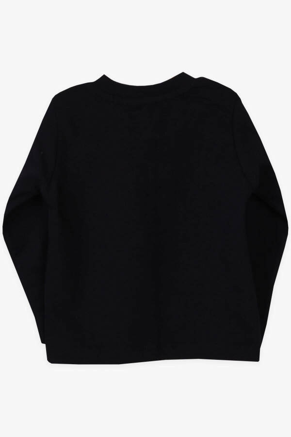 Baby Boy Long Sleeve T-Shirt with Pocket and Badge 9 Months-3 - 2